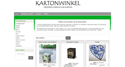 Desktop Screenshot of kartonwinkel.nl