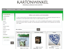 Tablet Screenshot of kartonwinkel.nl